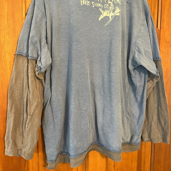 NWT Magnolia Pearl Star Double Layer Tee in Cobalt Blue OS - Picture 10 of 13